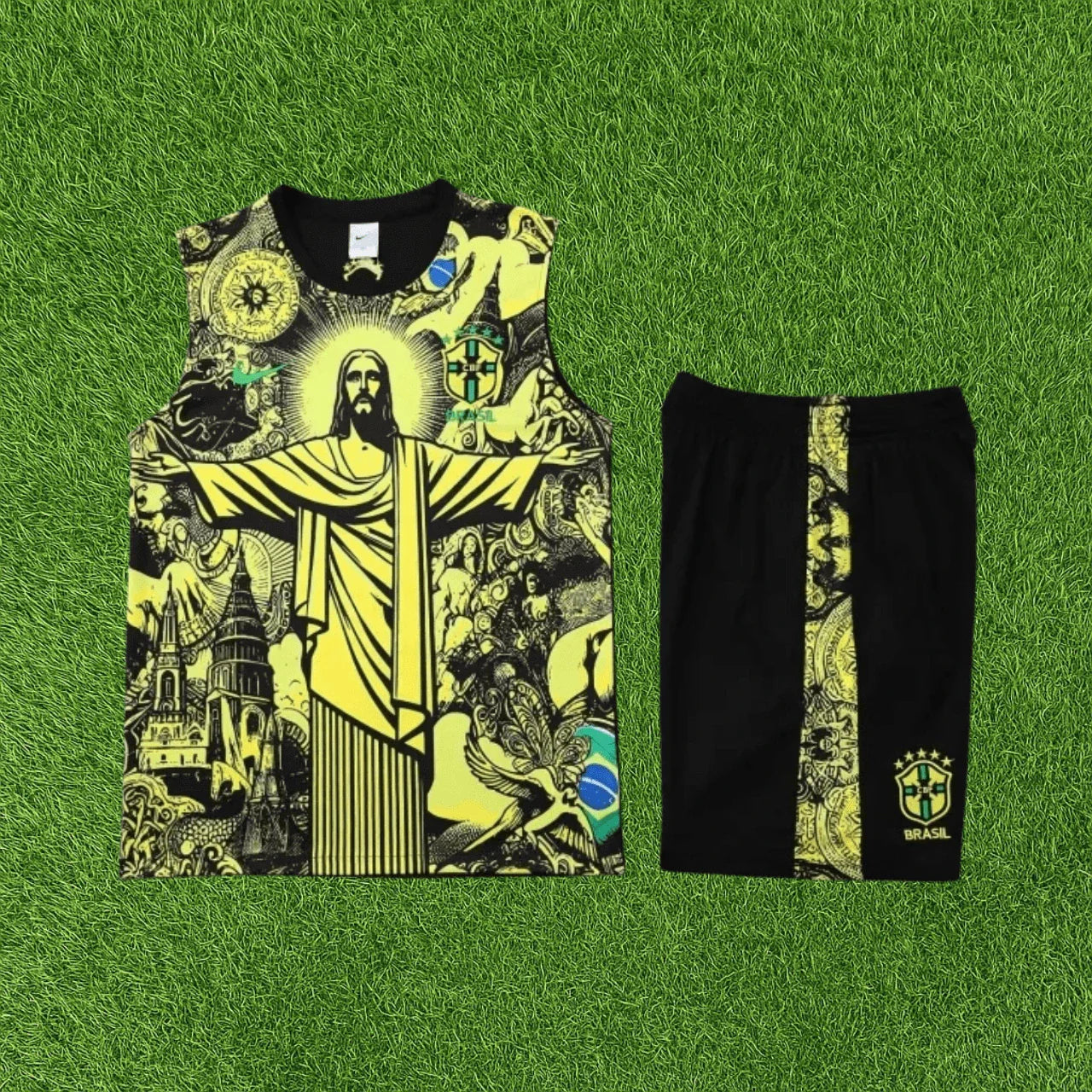 Kit d’entraînement Brésil (Sans Manches)