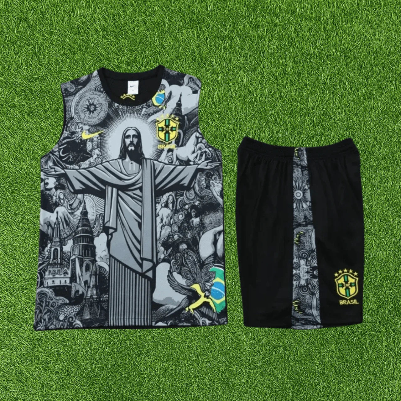 Kit d’entraînement Brésil (Sans Manches)