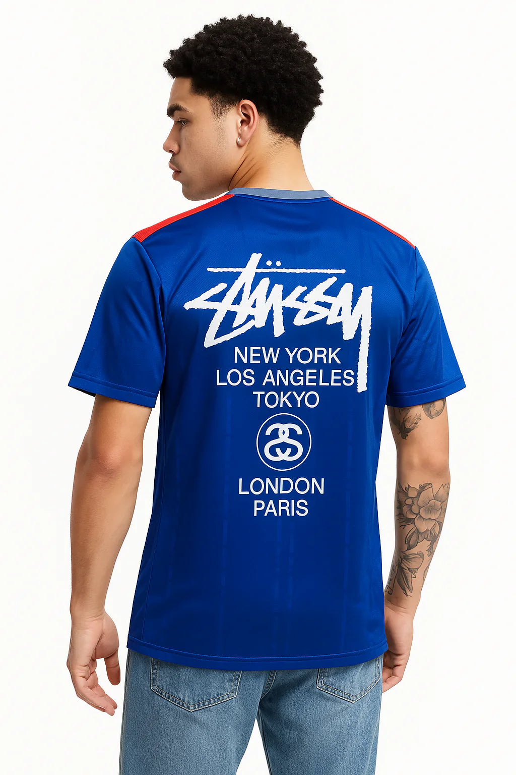 Maillot STÜSSY x « ITALIE » – Bleu