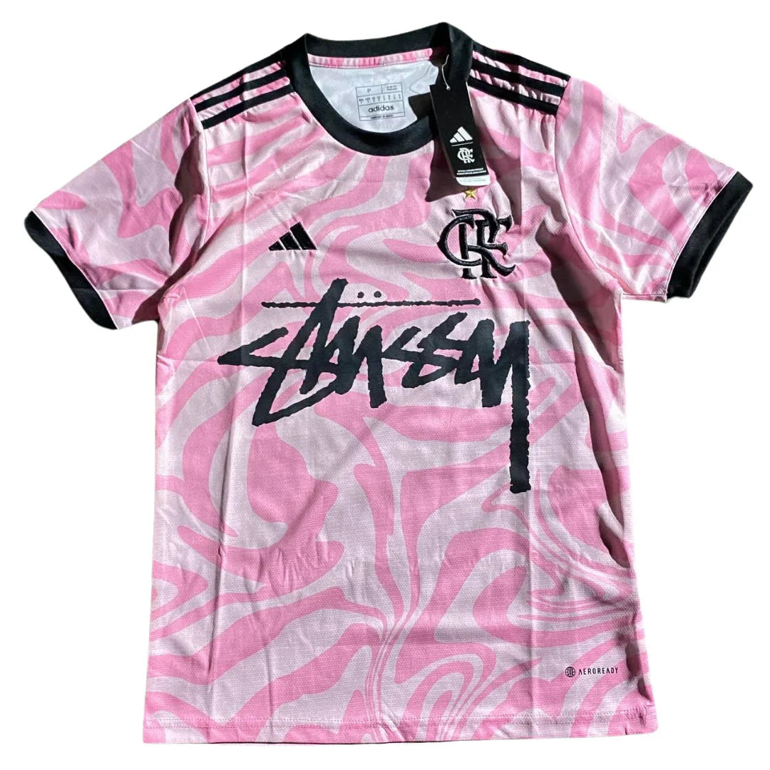 Maillot Flamengo x Stüssy | Édition Spéciale Rose