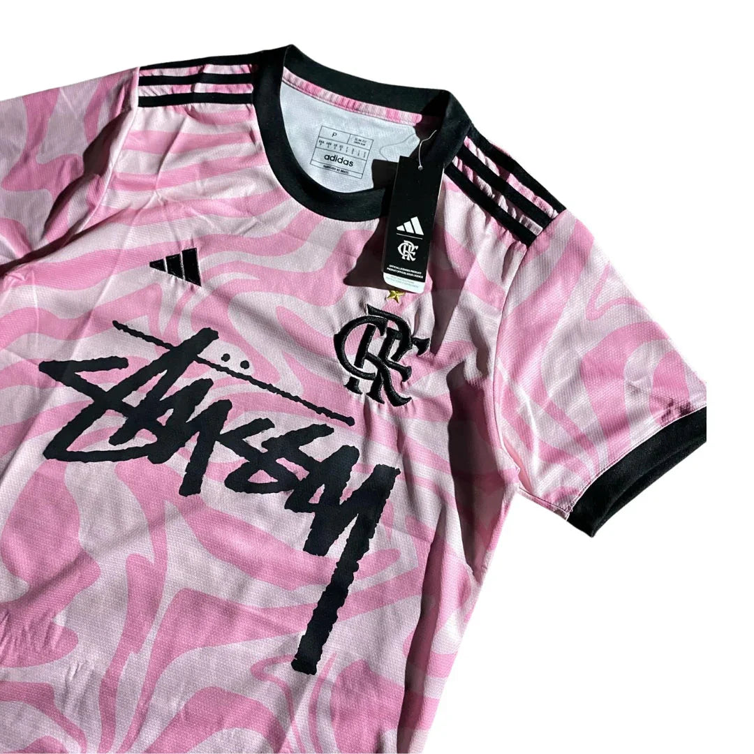 Maillot Flamengo x Stüssy | Édition Spéciale Rose