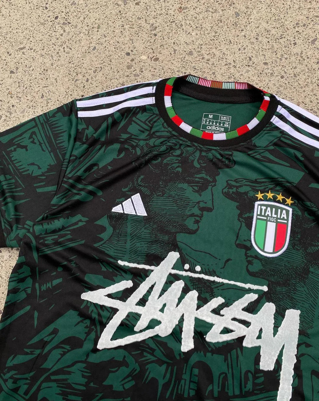 Maillot STÜSSY x « ITALIE » – Vert