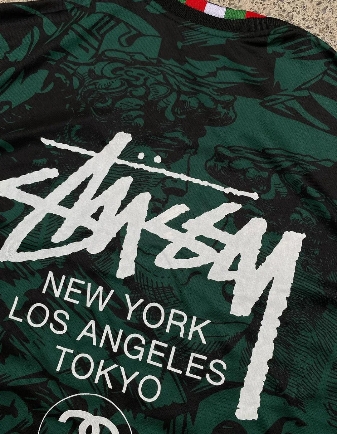 Maillot STÜSSY x « ITALIE » – Vert