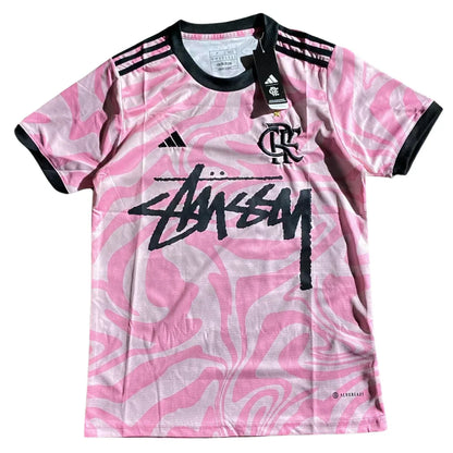 Maillot Flamengo x Stüssy | Édition Spéciale Rose