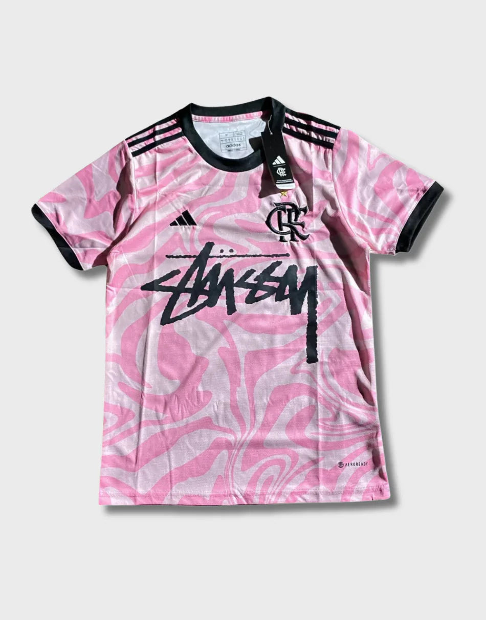 Maillot Flamengo x Stüssy | Édition Spéciale Rose