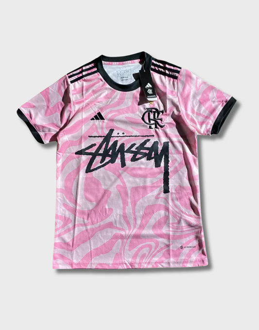 Maillot Flamengo x Stüssy | Édition Spéciale Rose